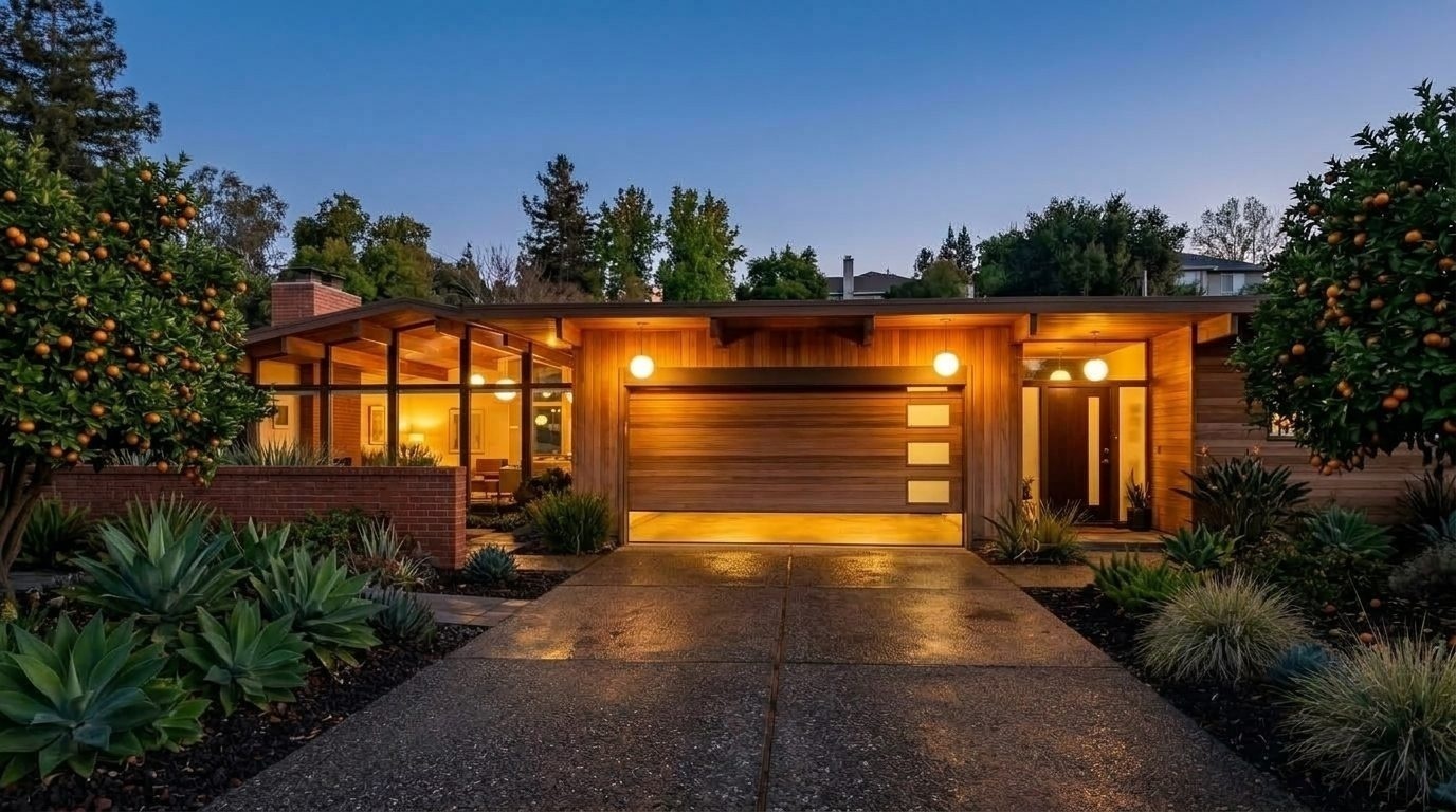 Camille Garage Door Repair Service Overhead Garage Door Gliding Open in Vacaville, CA